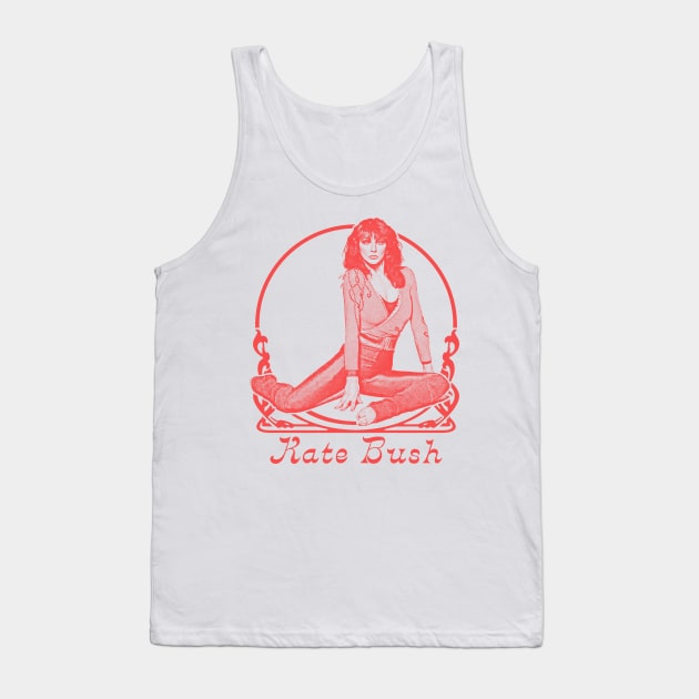 Kate Bush † Retro Aesthetic Fan Art Design Tank Top by DankFutura